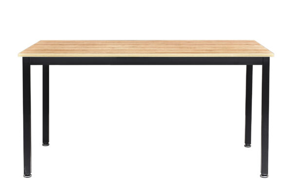 Escritorio Madera De Acacia Y Metal 65x150x80cm - Imagen 2