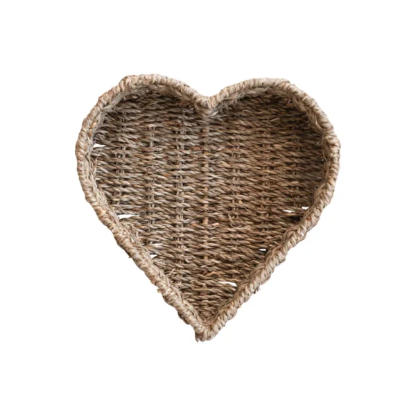 Canasto corazón yute - Imagen 4